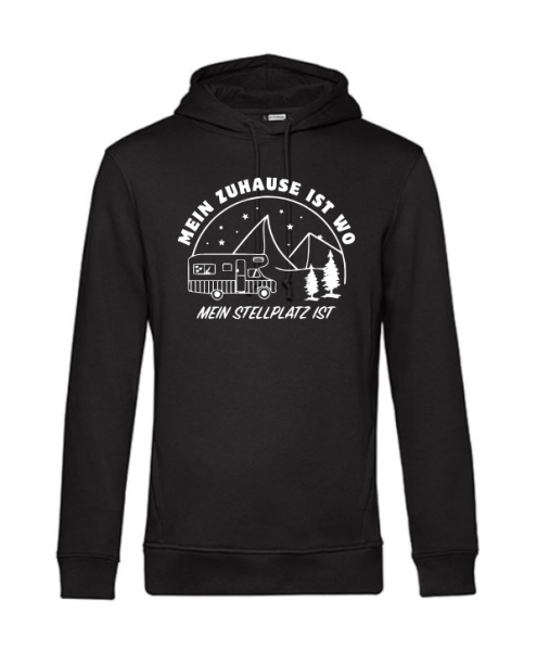 Hoodie "Zuhause ist, wo mein Stellplatz ist"
